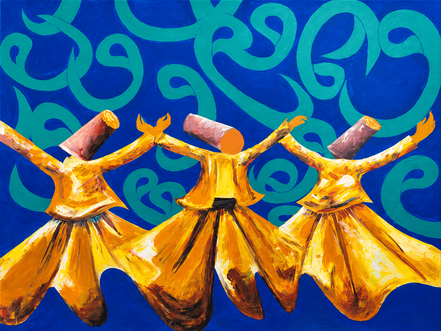 Three Dervishes - Alternate View